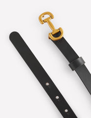 Boden Iris Skinny Snaffle Trim Belt - Black