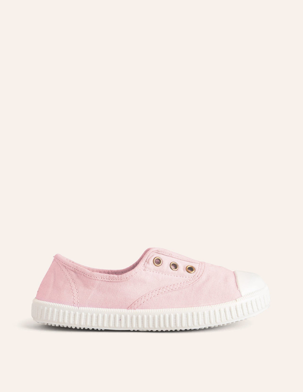 Boden Laceless Canvas Pull - ons - Cameo Pink