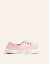 Boden Laceless Canvas Pull - ons - Cameo Pink