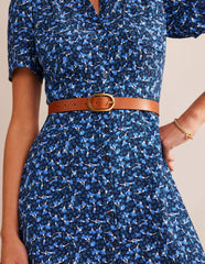 Boden Classic Leather Belt - Tan