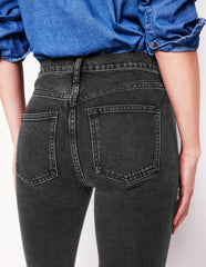 Boden Girlfriend Jeans - Washed Black