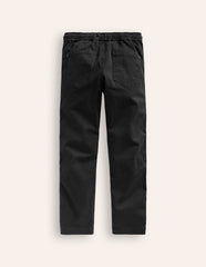 Boden Slim Pull On Trousers - Black