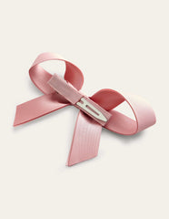 Boden Grosgrain Hair Bow - Boto Pink
