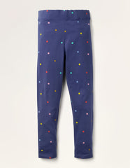 Boden Everyday Fun Leggings - Starboard Blue Confetti Spot