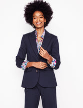 Boden Marylebone Ponte Blazer - Navy