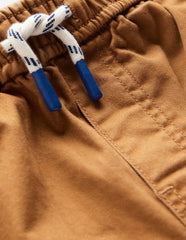 Boden Slim Pull On Trousers - Butterscotch Brown