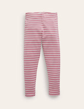 Boden Everyday Fun Leggings - Formica Pink/Ivory Stripe