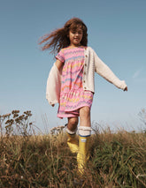 Boden Heritage Cable Cardigan - Ecru