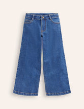 Boden Wide Leg Pants - Mid Vintage Blue