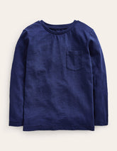 Boden Everyday Long Sleeve T-shirt - College Navy