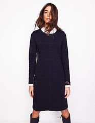 Boden Cornelia Ottoman Dress - Black