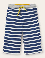 Boden Jersey Baggies - College Navy and Ivory