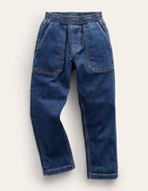Boden Pull - On Jeans - Mid Wash