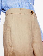 Boden Westbourne Linen Shorts - Oatmeal