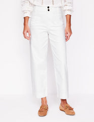 Boden Primrose Patch Pocket Pants - White