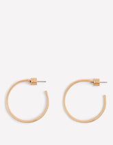 Boden Small Hammered Hoop Earrings - Gold