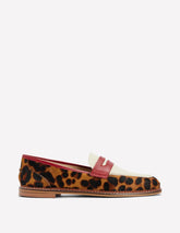 Boden Nya Penny Loafers - Leopard Colourblock