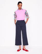 Boden Barnsbury Crop Chino Pants - Navy