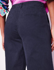 Boden Barnsbury Crop Chino Pants - Navy
