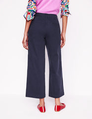 Boden Barnsbury Crop Chino Pants - Navy