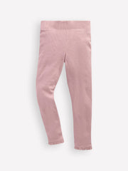 Boden Ribbed Leggings - Vintage Pink