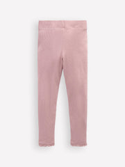 Boden Ribbed Leggings - Vintage Pink