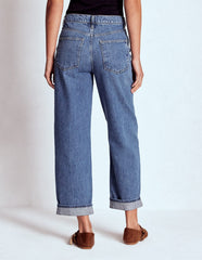 Boden Mid Rise Relaxed Jeans - Mid Vintage