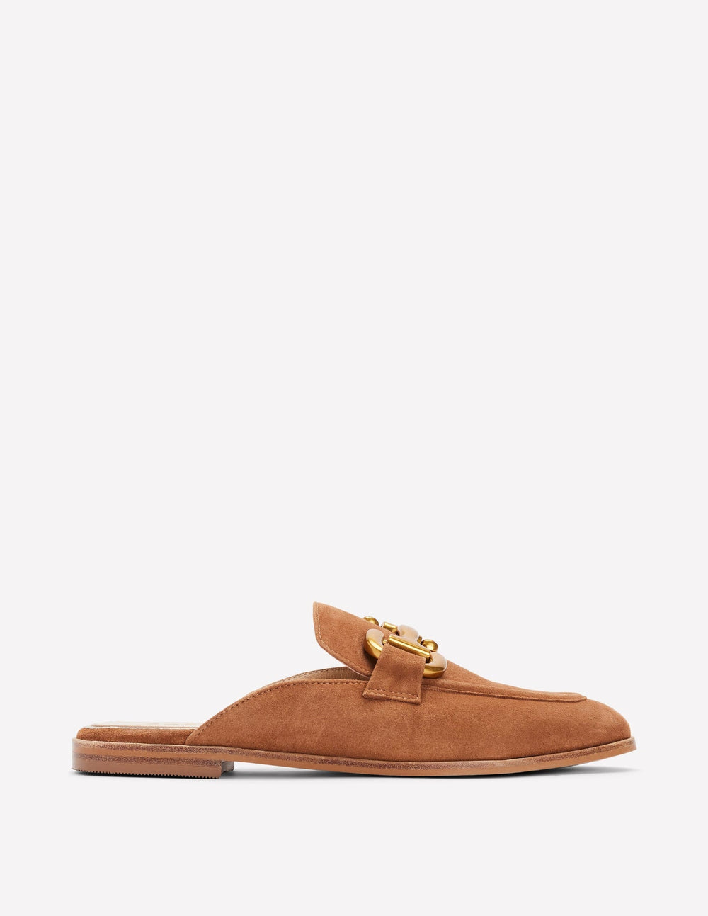 Boden Iris Snaffle Mule Loafers - Tan