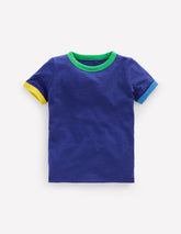 Boden Ringer T-shirt - Starboard Blue