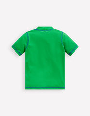 Boden Short Sleeve Rash Vest - Sapling Green