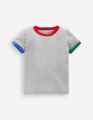 Boden Ringer T-shirt - Grey Marl