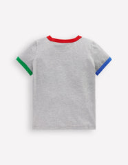 Boden Ringer T-shirt - Grey Marl