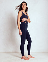 Boden High Rise Jersey Leggings - Navy