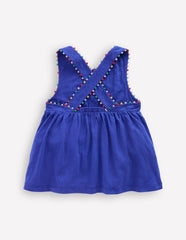 Boden Cross - back Pom Top - Bright Blue