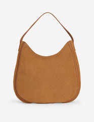 Boden Suede Hobo Bag - Tan