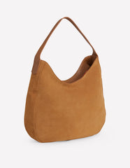 Boden Suede Hobo Bag - Tan