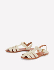 Boden Fisherman Flat Sandals - Ecru