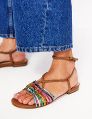 Boden Multi Strap Flat Sandal - Multi