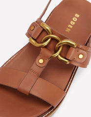 Boden Hardware Detail Footbed Sandal - Tan
