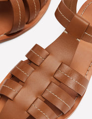 Boden Fisherman Flat Sandals - Tan
