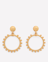 Boden Circle Ring Earrings - Gold