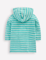 Boden Appliqué Towelling Throw - on - Caribbean Blue Stingray