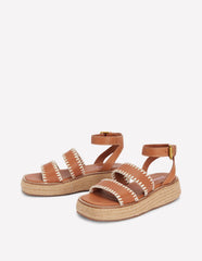 Boden Chunky Flatform Sandals - Tan