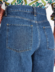 Boden Mid Thigh Denim Shorts - Mid Vintage