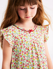 Boden Short Sleeve Nightie - Multi Summer Flowerbed