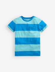 Boden Everyday Short Sleeve T-shirt - Barbados Beach/Indigo Bunting