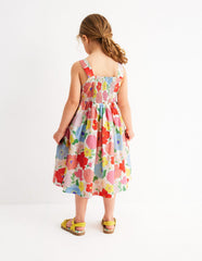 Boden Remy Button Through Dress - Multi Summer Garden