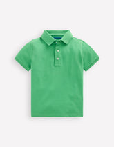 Boden Piqué Polo Shirt - Aloe Green