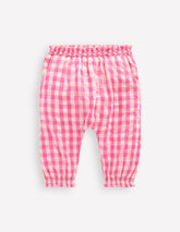 Boden Woven Pants - Pink Rose Gingham