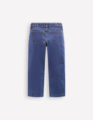 Boden Patch Pocket Pants - Midwash Denim